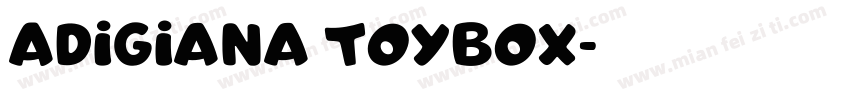 Adigiana toybox字体转换
